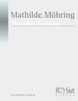 Mathilde Möhring - Theodor Fontane
