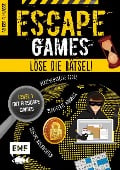 Cover-Bild zum Titel 'Escape Games - Löse die Rätsel! - Level 1 mit 8 Escape Games ab 9 Jahren' von 'Mallory Monhard'