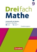 Cover-Bild zum Titel 'Dreifach Mathe 9. Schuljahr - Nordrhein-Westfalen - Ausgabe 2022 - Erweiterungskurs - Arbeitsheft mit Medien und Lösungen' von ''