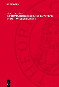 Cover-Bild zum Titel 'Informationsrecherchesysteme in der Wissenschaft' von 'Heinz Engelbert'