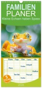 Familienplaner 2026 - Kleine Echsen haben Spass mit 5 Spalten (Wandkalender, 21 x 45 cm) CALVENDO - Steffen Gierok-Latniak