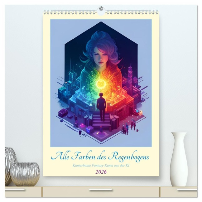 Alle Farben des Regenbogens (hochwertiger Premium Wandkalender 2026 DIN A2 hoch), Kunstdruck in Hochglanz - Christine Aka Stine1
