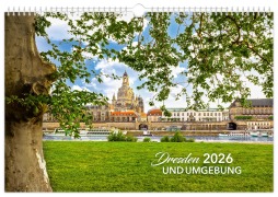 Cover-Bild zum Titel 'Kalender Dresden und Umgebung 2026' von 'Peter Schubert'