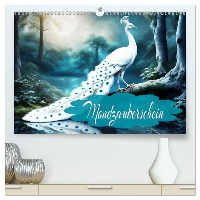 Mondzauberschein (hochwertiger Premium Wandkalender 2026 DIN A2 quer), Kunstdruck in Hochglanz - Dusanka Djeric