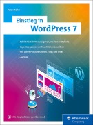 Cover-Bild zum Titel 'Einstieg in WordPress 7' von 'Peter Müller'