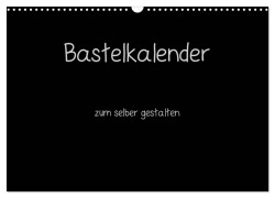 Cover-Bild zum Titel 'Bastelkalender - Schwarz (Wandkalender 2026 DIN A3 quer), CALVENDO Monatskalender' von 'Peter Pantau'