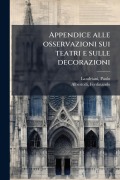 Cover-Bild zum Titel 'Appendice alle osservazioni sui teatri e sulle decorazioni' von 'Paolo Landriani, Ferdinando Albertolli'