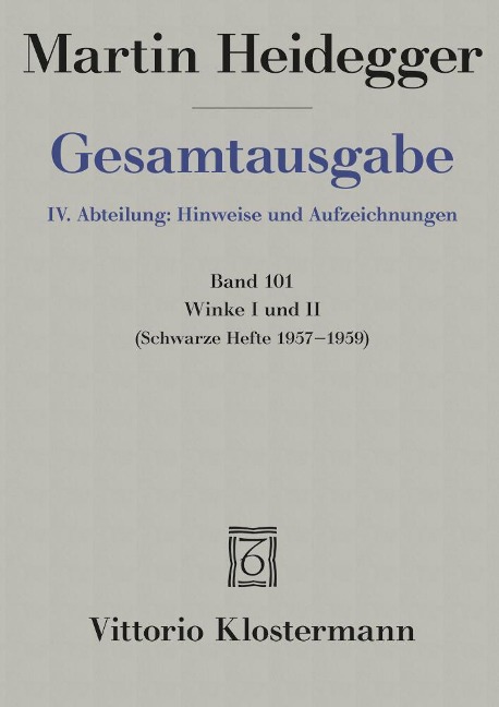 Vorläufiges I-IV - Martin Heidegger