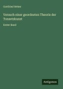 Cover-Bild zum Titel 'Versuch einer geordneten Theorie der Tonsetzkunst' von 'Gottfried Weber'