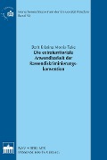 Cover-Bild zum Titel 'Die extraterritoriale Anwendbarkeit der Rassendiskriminierungskonvention' von 'Berit Morris-Take'
