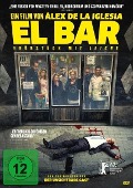 Cover-Bild zum Titel 'El Bar - Frühstück mit Leiche' von 'Álex de la Iglesia, Jorge Guerricaechevarría, Carlos Riera, Joan Valent'