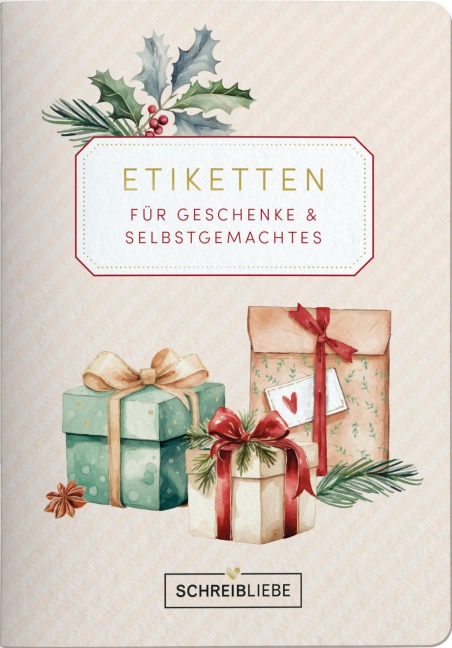 Etikettenbuch Weihnachten - 