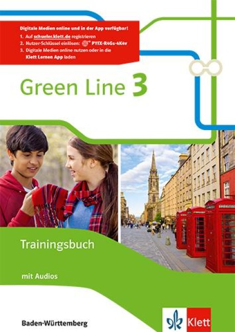 Green Line 3. Trainingsbuch mit Audios. Ausgabe Baden-Württemberg ab 2016 - 
