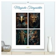 Cover-Bild zum Titel 'Magische Tiergesichter (hochwertiger Premium Wandkalender 2026 DIN A2 hoch), Kunstdruck in Hochglanz' von 'Steffen Gierok-Latniak'