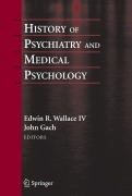 Cover-Bild zum Titel 'History of Psychiatry and Medical Psychology' von ''