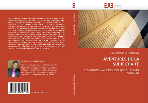 AVENTURES DE LA SUBJECTIVITE - Boundzanga Noel Bertrand