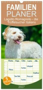 Cover-Bild zum Titel 'Familienplaner 2027 - Lagotto Romagnolo - die Trüffelsucher Italiens mit 5 Spalten (Wandkalender, 21 x 45 cm) CALVENDO' von 'Sigrid Starick'