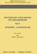 Cover-Bild zum Titel 'Historisches Ortslexikon für Brandenburg' von ''