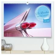 Cover-Bild zum Titel 'US Klassiker Farbenfrohe Heckansichten (hochwertiger Premium Wandkalender 2026 DIN A2 quer), Kunstdruck in Hochglanz' von 'Beate Gube'