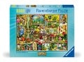 Cover-Bild zum Titel 'Erwachsenenpuzzle 1000 Teile - Colin Thompson: Grandioses Gartenregal' von ''
