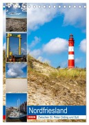 Cover-Bild zum Titel 'Nordfriesland, Zwischen St. Peter Ording und Sylt (Tischkalender 2026 DIN A5 hoch), CALVENDO Monatskalender' von 'Alexander Wolff'