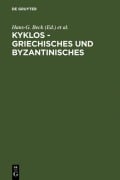 Cover-Bild zum Titel 'Kyklos - Griechisches und Byzantinisches' von ''