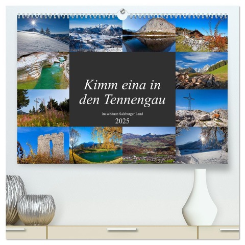 Kimm eina in den Tennengau (hochwertiger Premium Wandkalender 2025 DIN A2 quer), Kunstdruck in Hochglanz - Christa Kramer