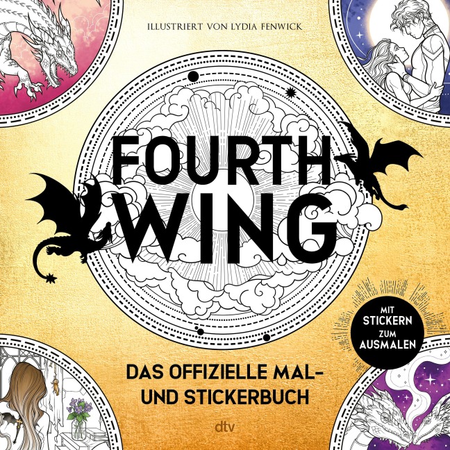 Fourth Wing: Das offizielle Mal- und Stickerbuch - 