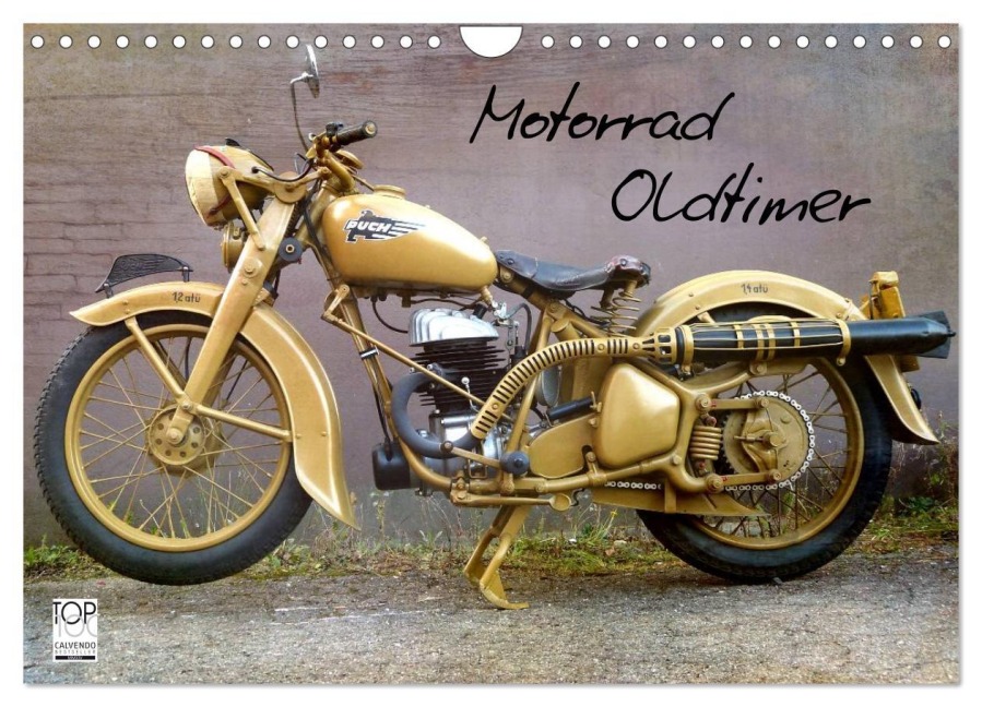 Motorrad Oldtimer (Wandkalender 2026 DIN A4 quer), CALVENDO Monatskalender - Gabi Siebenhühner