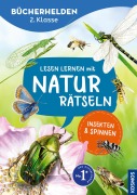 Cover-Bild zum Titel 'Lesen lernen mit Naturrätseln, Bücherhelden 2. Klasse, Insekten & Spinnen' von 'Leonie Duppke'
