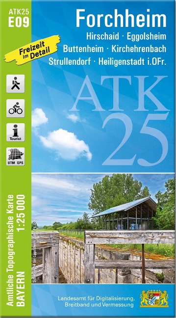 ATK25-E09 Forchheim (Amtliche Topographische Karte 1:25000) - 