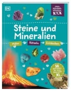 Cover-Bild zum Titel 'Mein Mitmach-Wissens-Kick. Steine und Mineralien' von ''