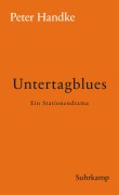 Cover-Bild zum Titel 'Untertagblues' von 'Peter Handke'