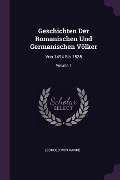 Cover-Bild zum Titel 'Geschichten Der Romanischen Und Germanischen Völker' von 'Leopold von Ranke'