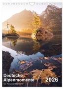 Cover-Bild zum Titel 'Deutsche Alpenmomente (Wandkalender 2026 DIN A4 hoch), CALVENDO Monatskalender' von 'Alexander Höntschel'