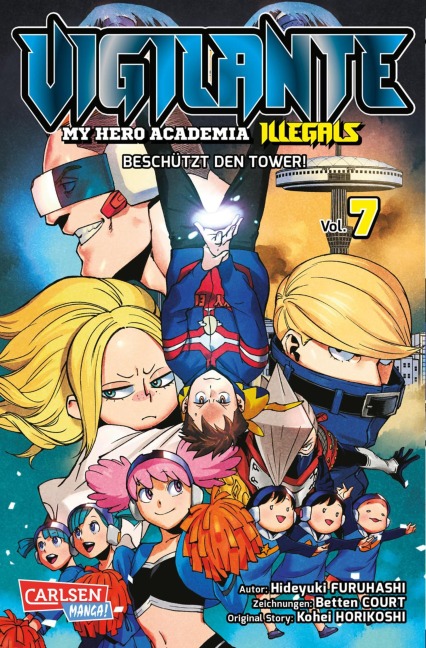 Vigilante - My Hero Academia Illegals 7 - Kohei Horikoshi, Betten Court, Hideyuki Furuhashi