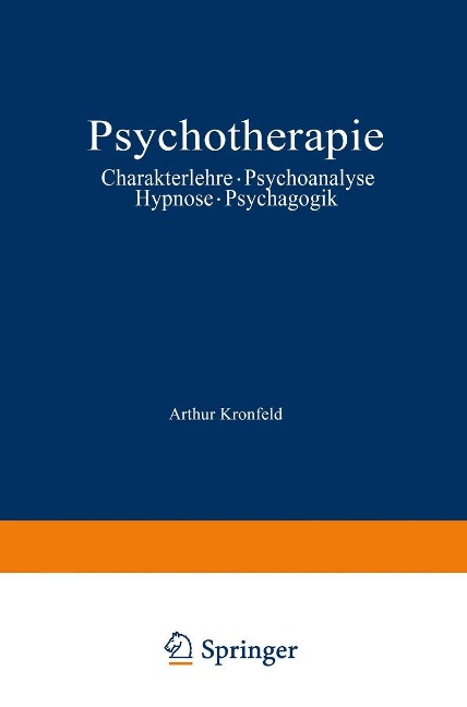 Psychotherapie - Arthur Kronfeld