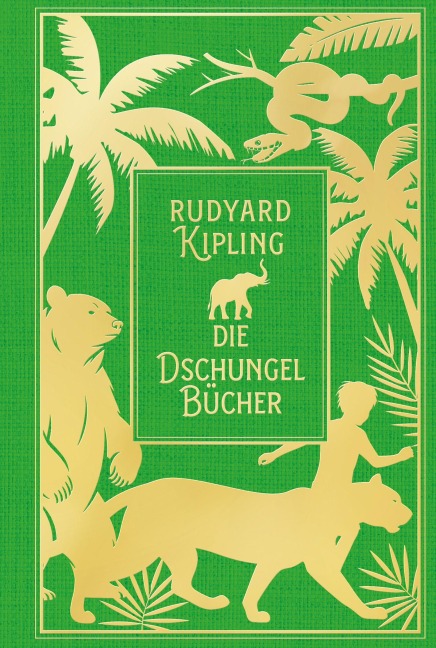 Die Dschungelbücher (Das Dschungelbuch + Das neue Dschungelbuch): mit Illustrationen - Rudyard Kipling