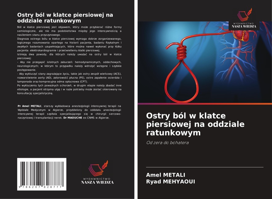 Ostry ból w klatce piersiowej na oddziale ratunkowym - Amel Metali, Ryad Mehyaoui