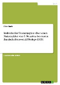 Cover-Bild zum Titel 'Individueller Trainingsplan über einen Makrozyklus von 6 Monaten bei einem Bandscheibenvorfall/Prolaps L5/S1' von 'Elisa Ruch'