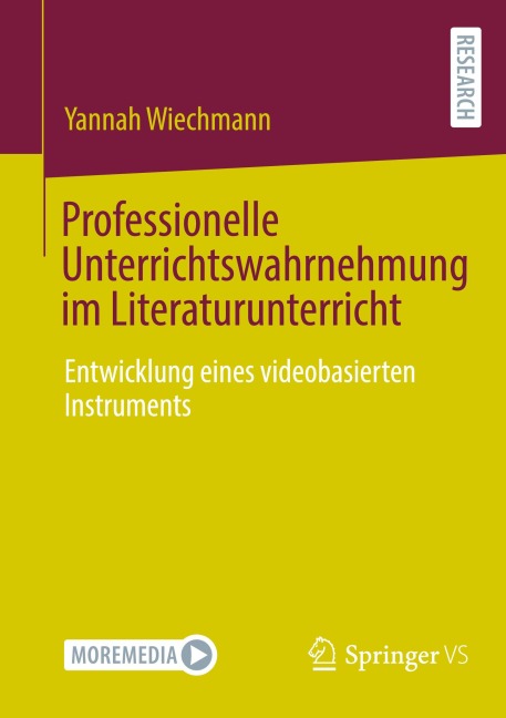 Professionelle Unterrichtswahrnehmung im Literaturunterricht - Yannah Wiechmann