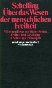 Cover-Bild zum Titel 'Philosophische Untersuchungen über das Wesen der menschlichen Freiheit und die damit zusammenhängenden Gegenstände' von 'Friedrich Wilhelm Joseph von Schelling'