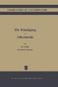 Cover-Bild zum Titel 'Die Kündigung im Arbeitsrecht' von 'Georg Schlicke'