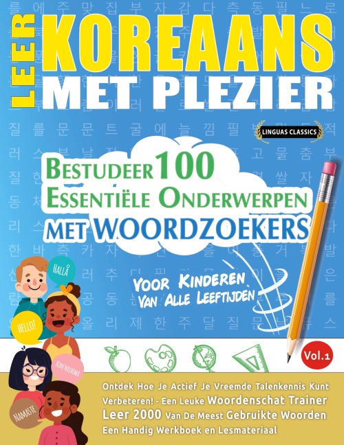 LEER KOREAANS MET PLEZIER - VOOR KINDEREN - Linguas Classics