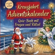 Cover-Bild zum Titel 'Kreuzfahrt-Adventskalender: Quiz-Buch mit Fragen und Rätsel' von 'Schlauvento Interactive'