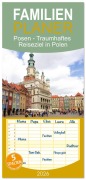 Cover-Bild zum Titel 'Familienplaner 2026 - Posen - Traumhaftes Reiseziel in Polen mit 5 Spalten (Wandkalender, 21 x 45 cm) CALVENDO' von 'Gisela Kruse'