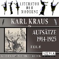 Cover-Bild zum Titel 'Aufsätze 1914-1925 - Teil 8' von 'Karl Kraus'
