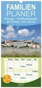 Cover-Bild zum Titel 'Familienplaner 2027 - Passau - Dreiflüssestadt an Donau, Inn und Ilz mit 5 Spalten (Wandkalender, 21 x 45 cm) CALVENDO' von 'Siegfried Kuttig'