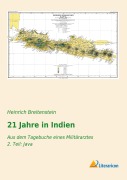Cover-Bild zum Titel '21 Jahre in Indien' von 'Heinrich Breitenstein'