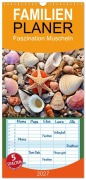 Cover-Bild zum Titel 'Familienplaner 2027 - Faszination Muscheln mit 5 Spalten (Wandkalender, 21 x 45 cm) CALVENDO' von 'Susan Michel'